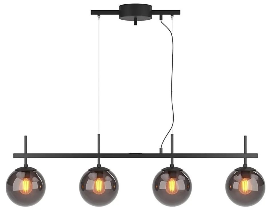 ByRydens 4202360-4505 - Lustră suspendată pe cablu BOYLE 4xE27/8W/230V