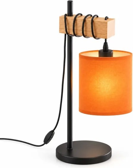 BRILAGI - Lampă de masă NUBILA 1xE27/40W/230V maro/negru/portocaliu