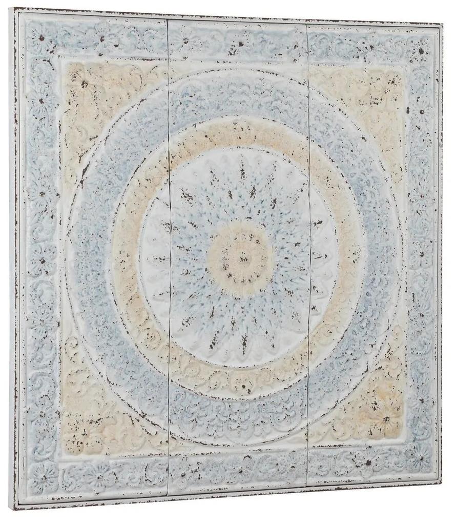 Decoratiune de perete din fier antichizat Ayra 78.5 cm x 3.5 cm x 78.5 h