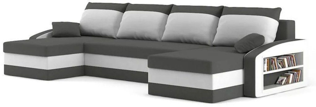 Expedo Canapea extensibilă în formă de U EVELYN 2,300x75x140,haiti 14/haiti 0,dreapta