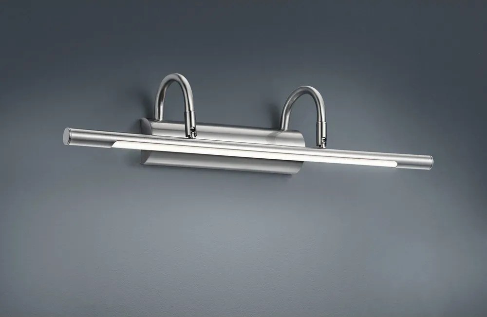 Aplică de perete argintie LED Cuadro – Trio