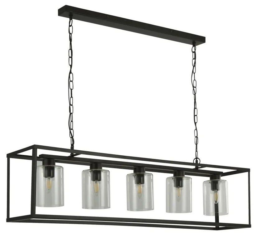Lustra suspendata metal stil industrial decorativ Belle 5L