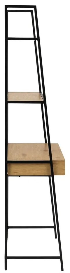 Bibliotecă în decor de stejar sălbatic Actona Seaford, 77 x 174,5 cm