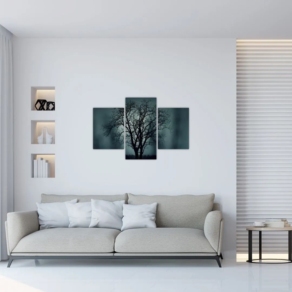 Tablou copaci în eclipsă (90x60 cm)