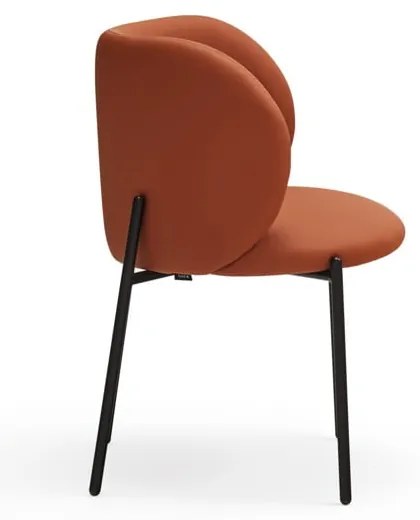 Set de scaune de sufragerie portocaliu 2 buc. tapițat Mogi – Teulat