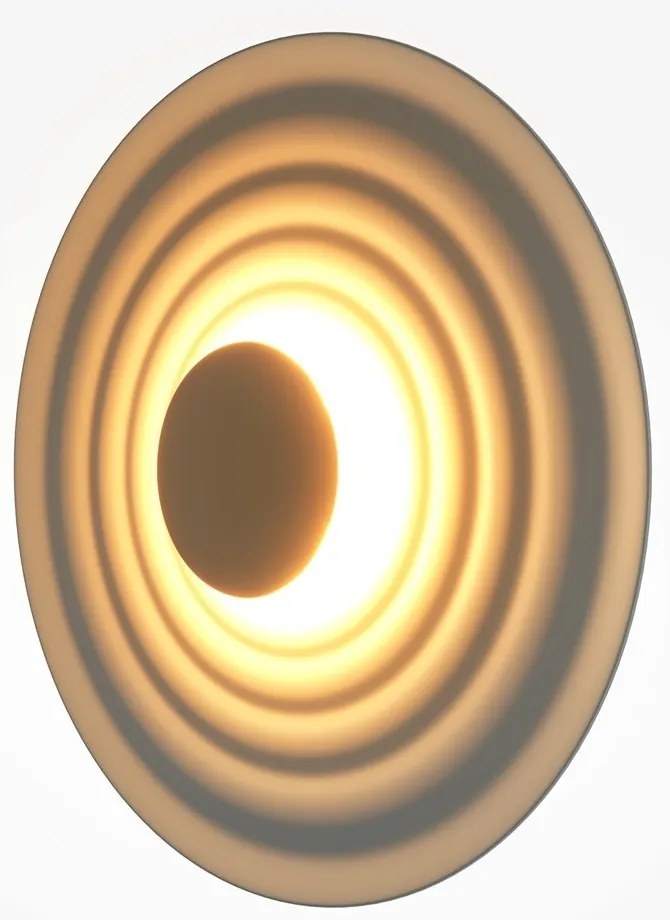 Aplica de perete LED, Aluminiu, Nami gri mat