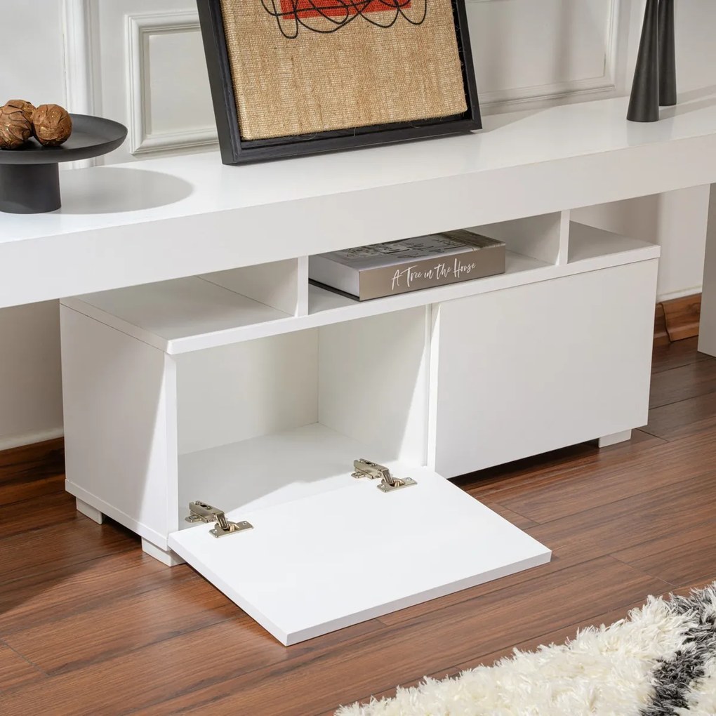 Masă TV Enclave Natural White
