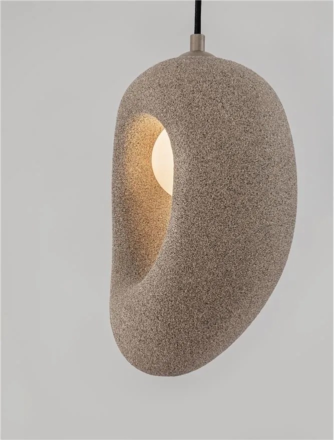 Pendul design modern, Stone Brown, TEMPUS, 20x30cm