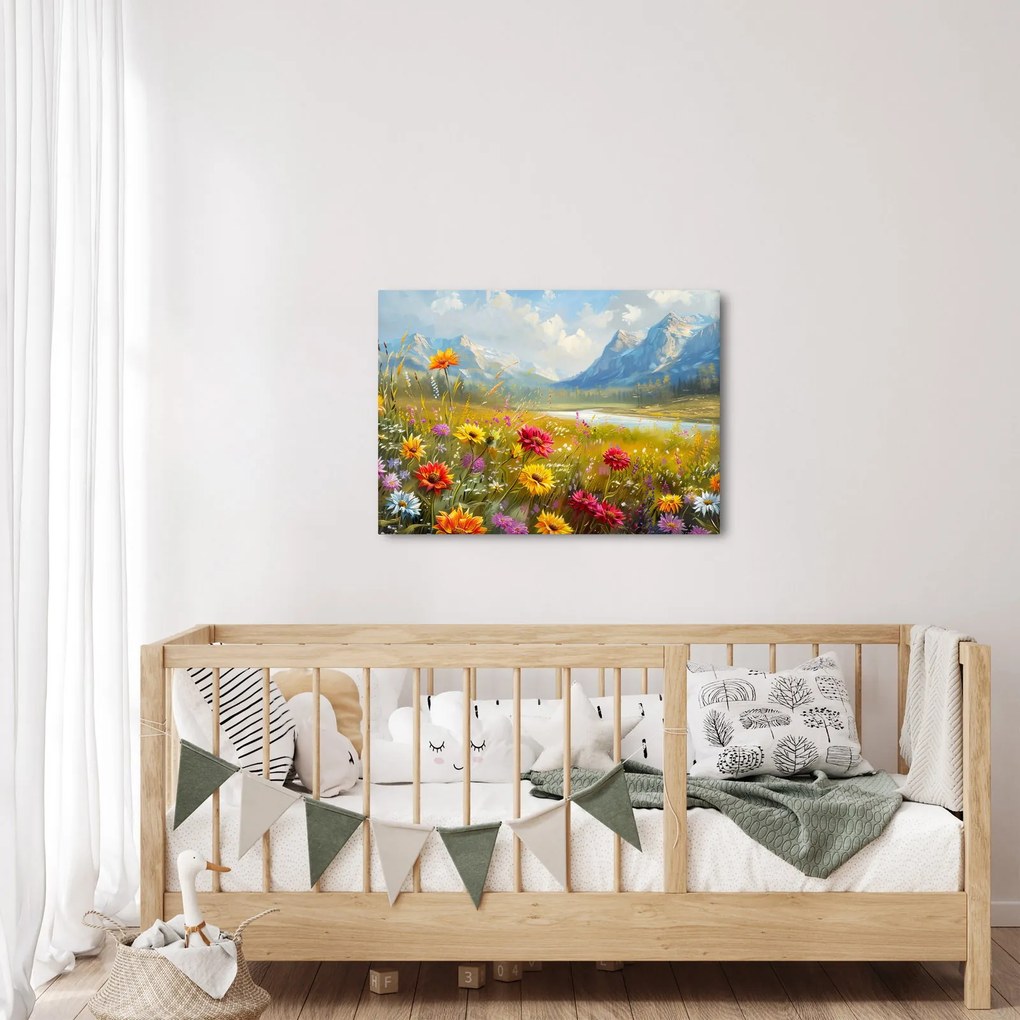 Tablou - Peisaj pictat (70x50 cm)