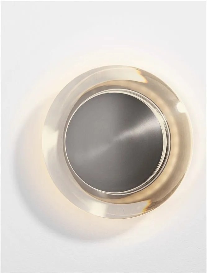 Aplica LED design decorativ AIRIDA Black Nickel
