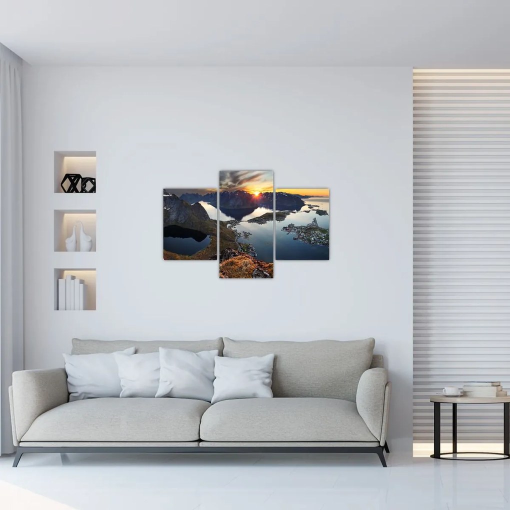 Tablou - Peisaj montan, Norvegia (90x60 cm)