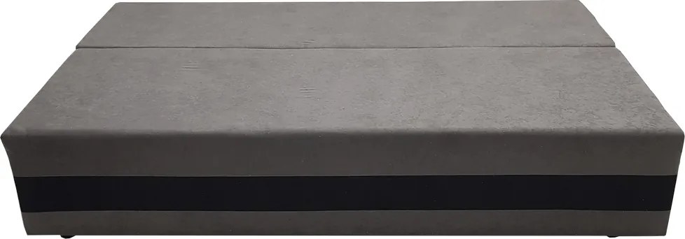 Canapea extensibilă, gri / gri închis, PREMIUM