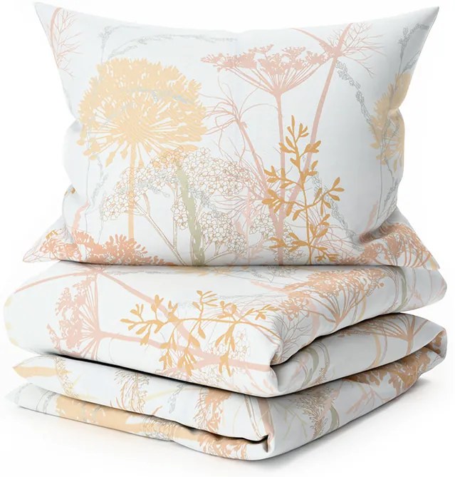 Lenjerie de pat din bumbac Renforce CARAWAY crem Dimensiunile lenjeriei: 70 x 90 cm | 140 x 200 cm