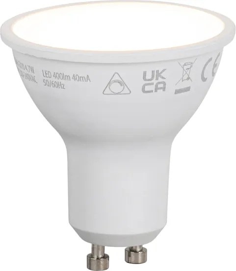 Set de becuri LED inteligente GU10 reglabile 4.7W 400 lm 2700K-6500K inclusiv Hub inteligent Zigbee