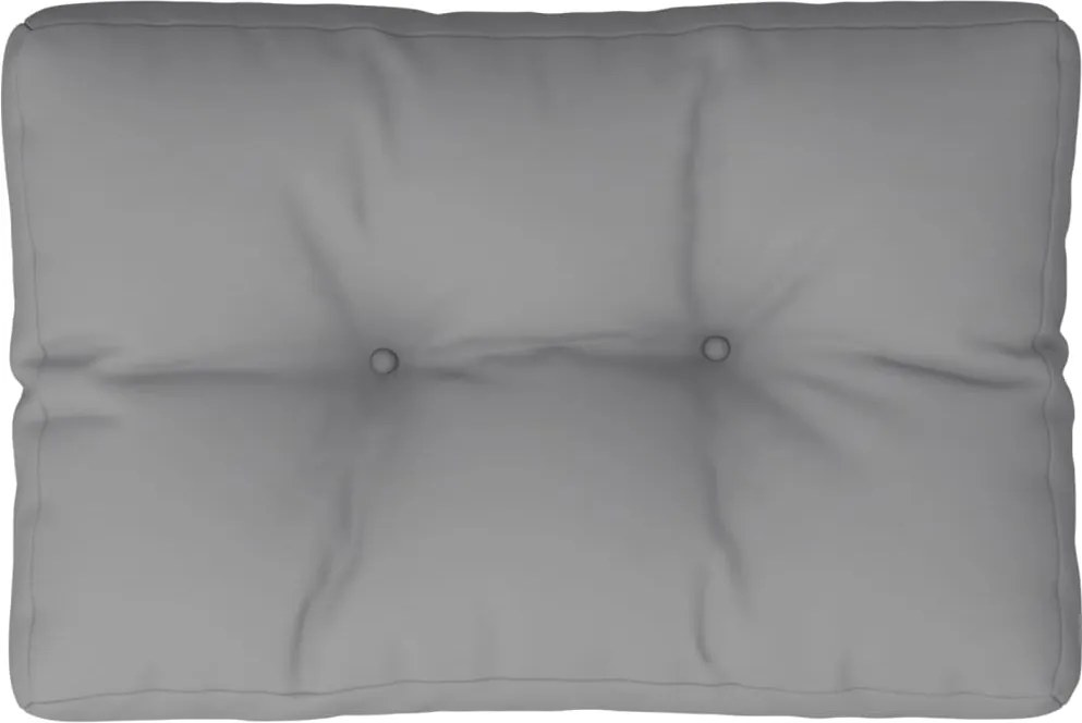 vidaXL Pernă de paleți, gri, 50x40x12 cm, material textil
