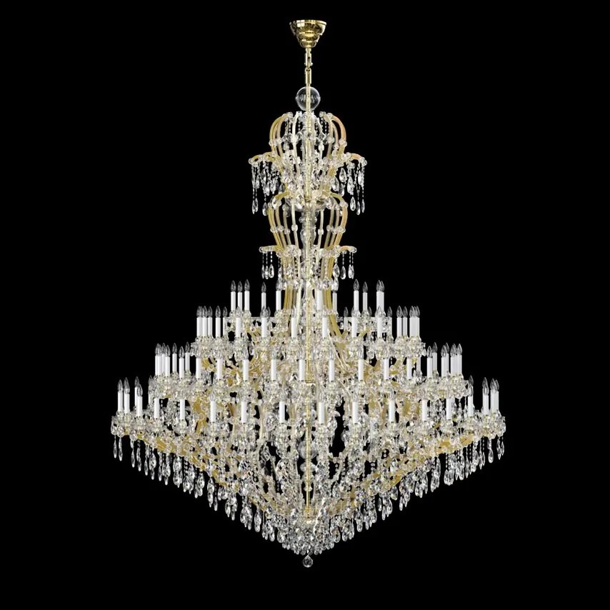 Candelabru XXL Cristal Bohemia Exclusive 120 brate EMPRESS MARIA