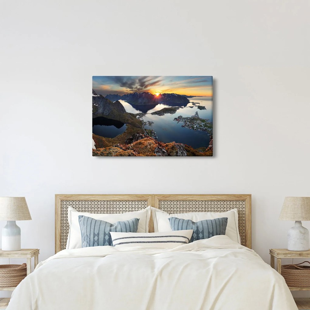 Tablou - Peisaj montan, Norvegia (90x60 cm)