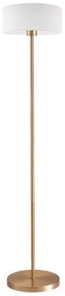 Lampă LED de podea TUNJA, 1 x E27, 20 W, 230 V, Ø 30 cm, aurie/albă