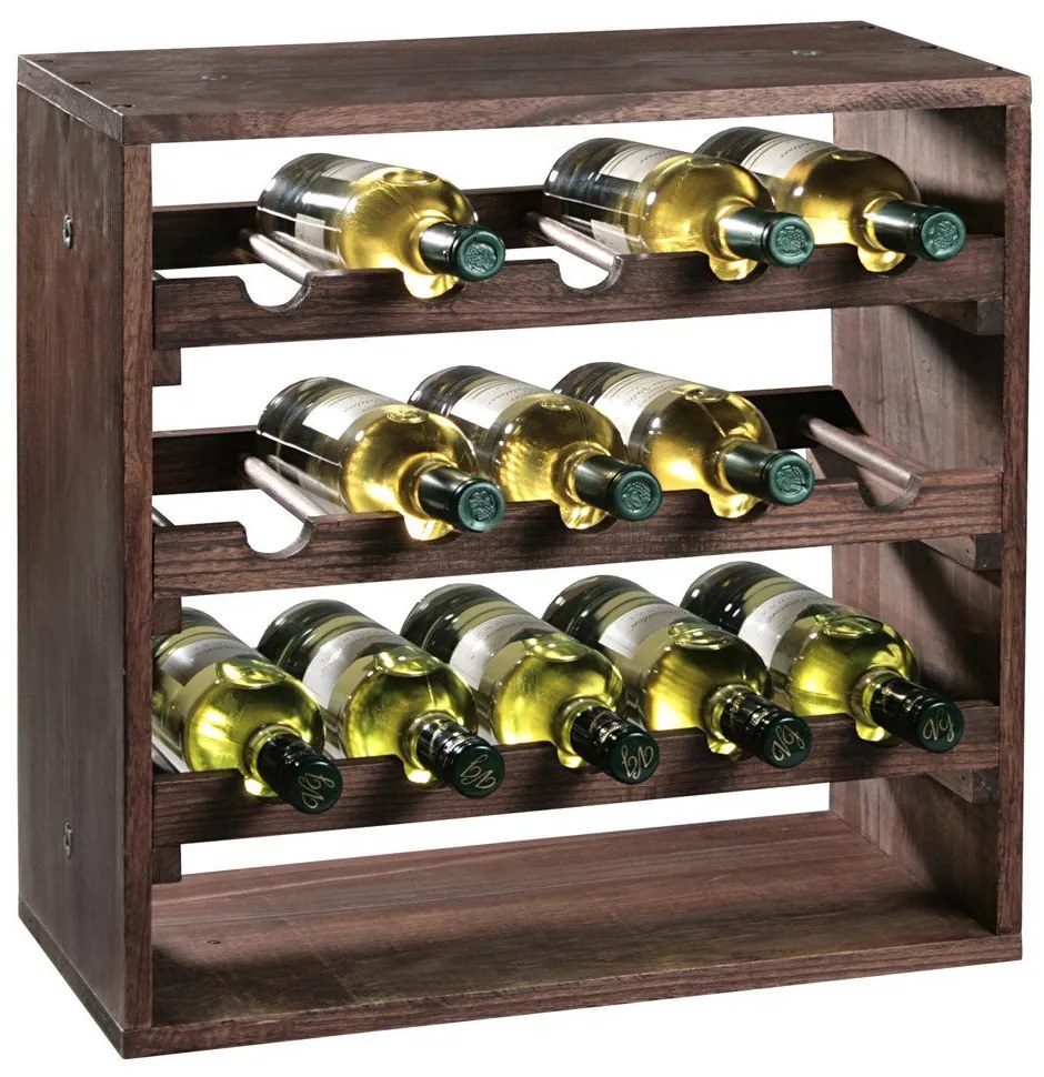 Raft pentru vin, pentru 15 sticle cu posibilitatea de a crea un modul mare