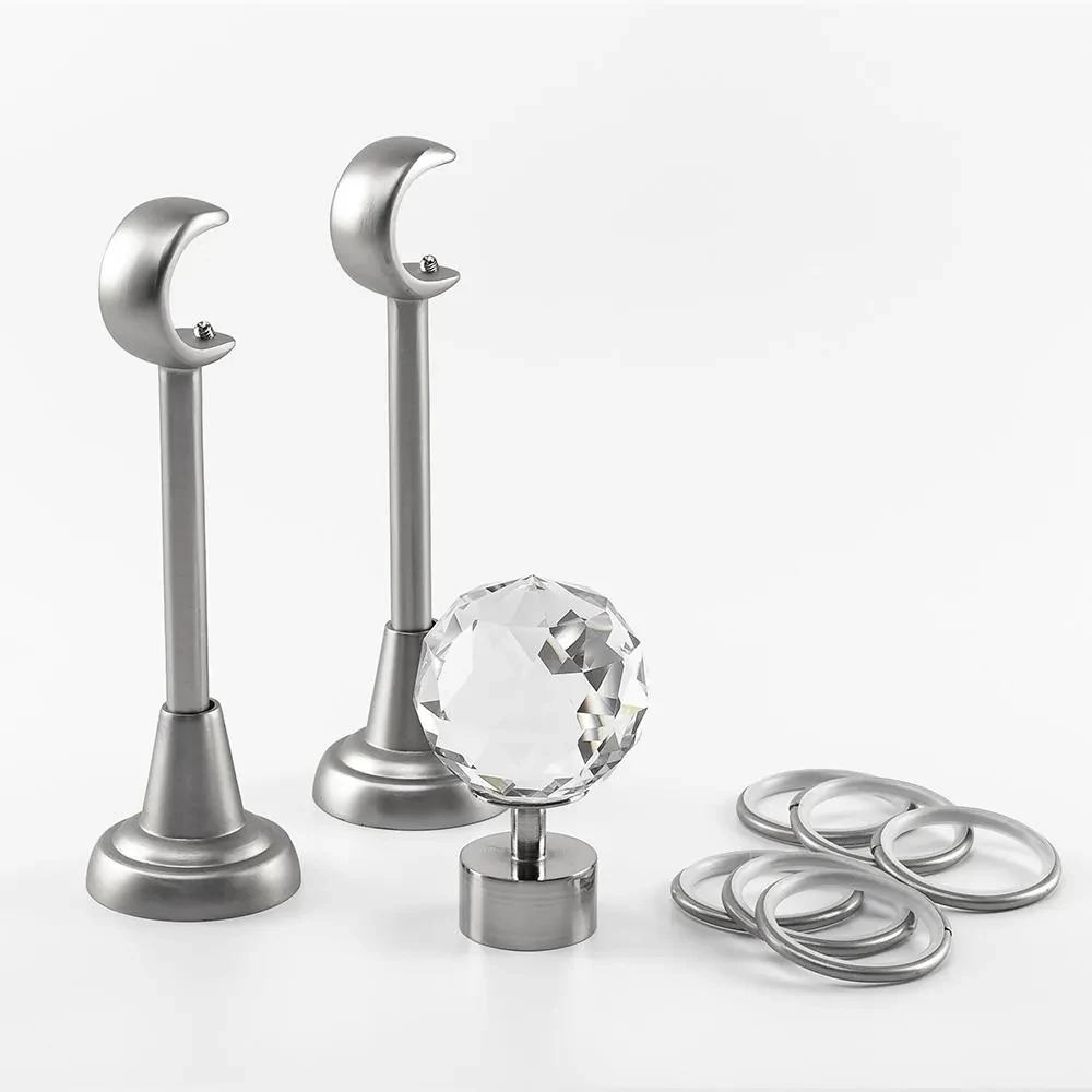 Galerie simpla bara simpla Cristal 25/19, metal, argintiu - 400 cm