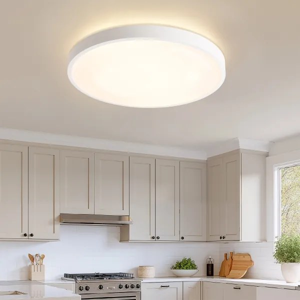 Brilagi - Corp de iluminat LED dimmabil GLASS POOL DOUBLE LED/80W/230V 60 cm alb + telecomandă