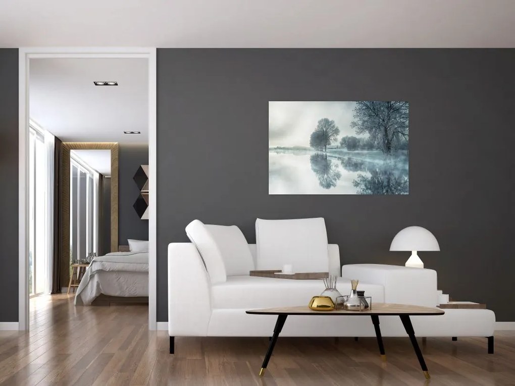 Tablou cu natura iarna (90x60 cm)