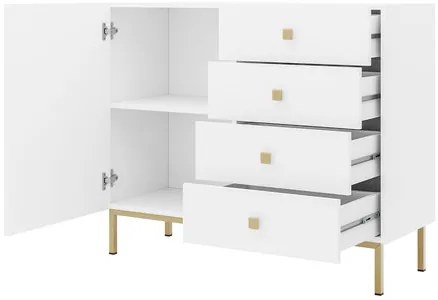 Set mobilier living Probazzo I (Negru + auriu) . 1105971