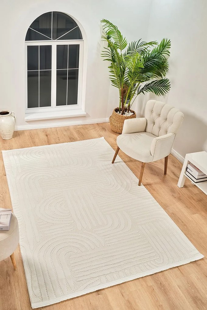 Covor Conceptum Hypnose 120/180 cm, Culoare: Cremă