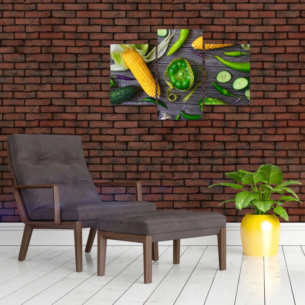 Tablou cu legume (90x60 cm)