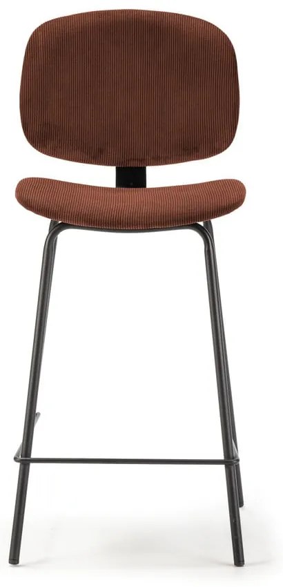 Scaune de bar burgundy 2 buc. (înălțime șezut 64 cm) Arus – Marckeric