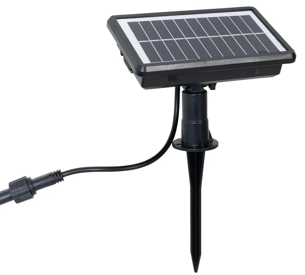 Luminițe exterioare cu șir 10m incluzând LED 10 lumini solare - Russell