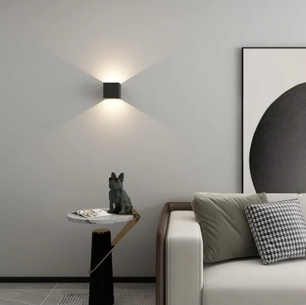 Immax 08510L - Aplica LED de perete exterior DICE LED/6W/230V 3000K IP65