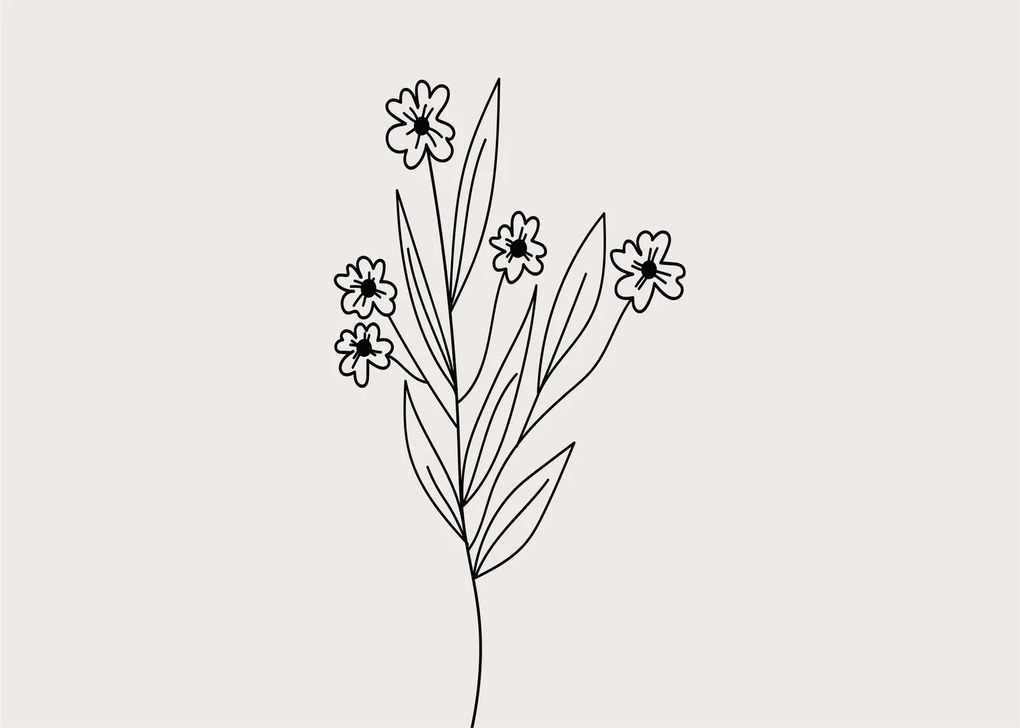 Tablou - Floare de pajiște N⁰1 (70x50 cm)