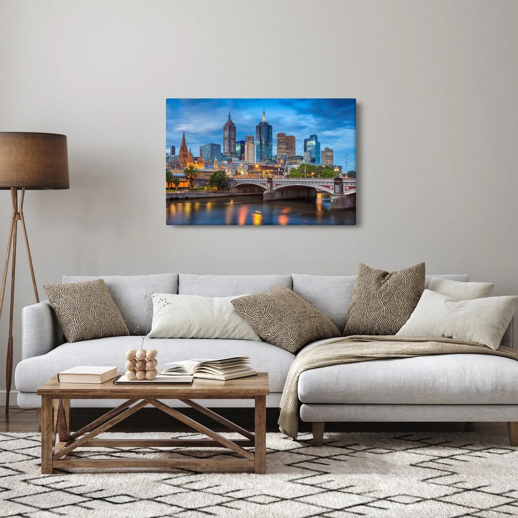 Tablou cu orașul Melbourne (90x60 cm)