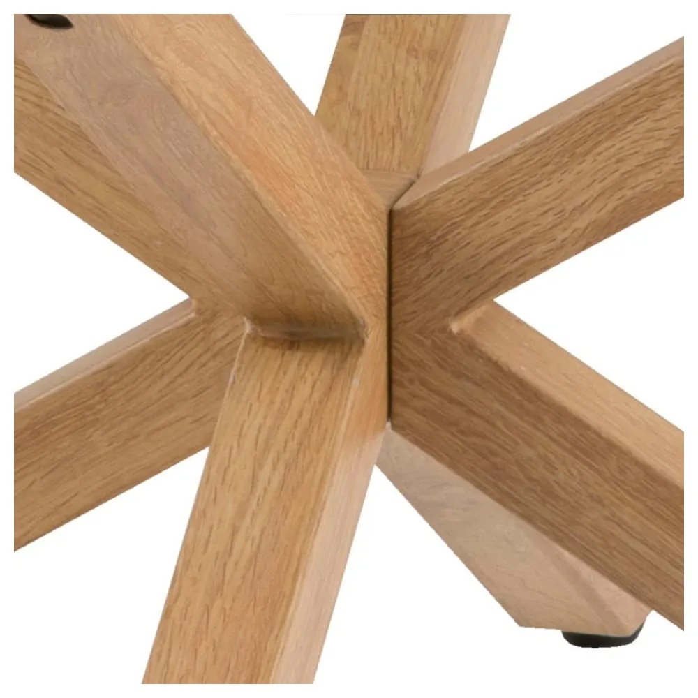 Măsuță de cafea cu blat din sticlă Actona Heaven, ⌀ 82 cm