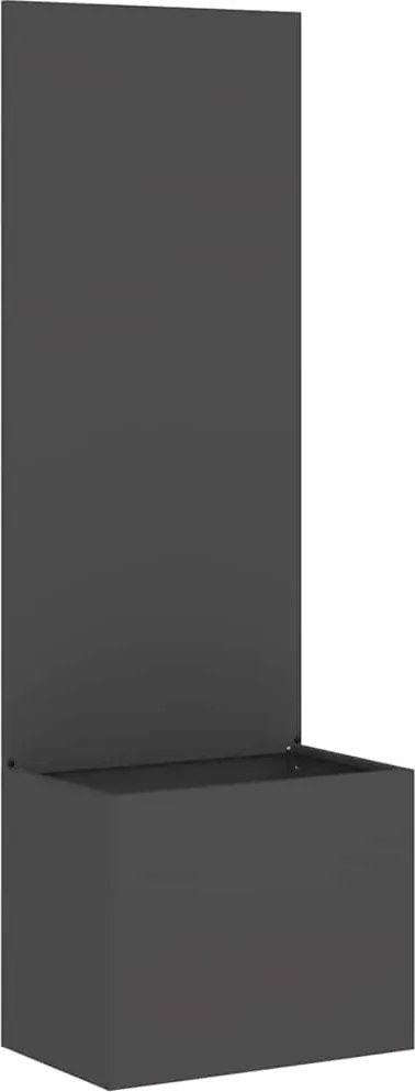 vidaXL Ecran de intimitate pentru grădină Traforaj Negru 50 x 140 cm