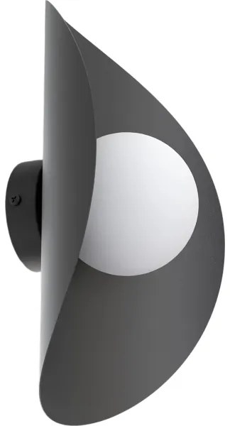 Aplica de perete FIERO, 1 x G9, 8 W, 230 V, neagră