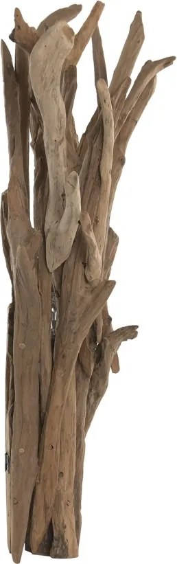 Aplică de perete din lemn de tec lucrat manual, natur, 78 x 37 cm, „Montreuil”