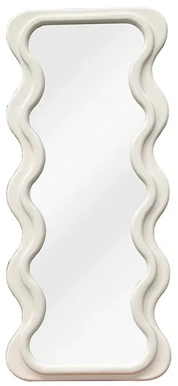 Oglinda de perete design modern CURVY 160cm, alb A-45942 VC