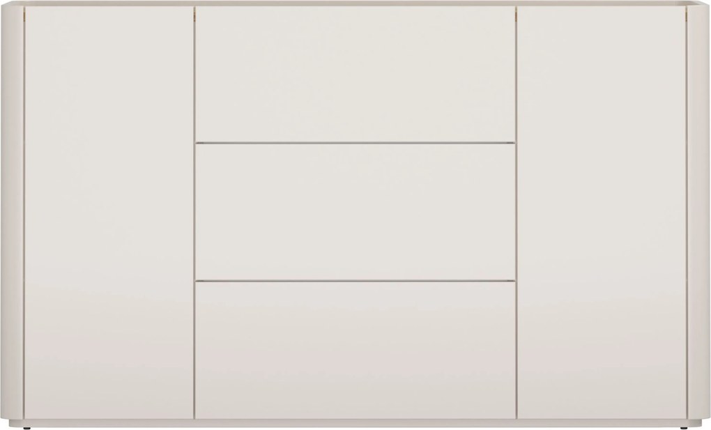 Comodă cu sertare Elivo 150 cm - cașmir / stejar uleiat