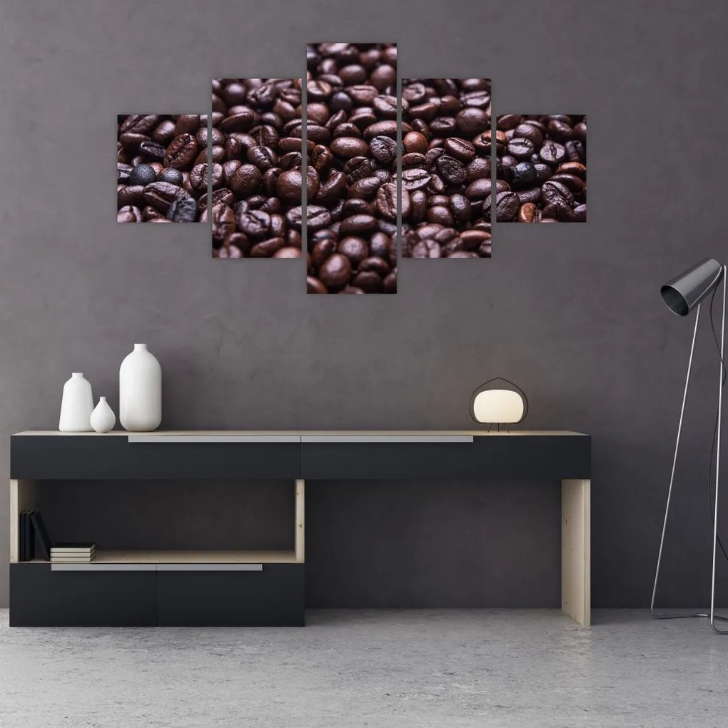 Tablou cu boabe de cafea (125x70 cm), în 40 de alte dimensiuni noi