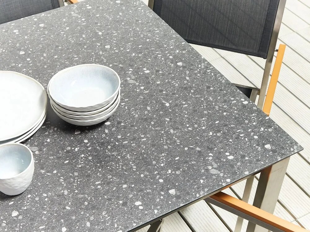 Set mobilier de grădină Cleopatra (negru). 1078481