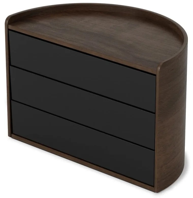 Organizator de baie negru rotativ Moona – Umbra