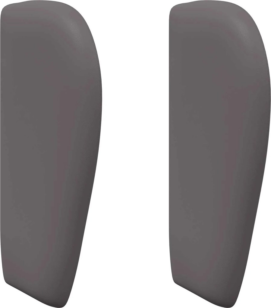 vidaXL Ureche pentru Tăblie Gri Scurt 40 x 23 x 6 cm PVC