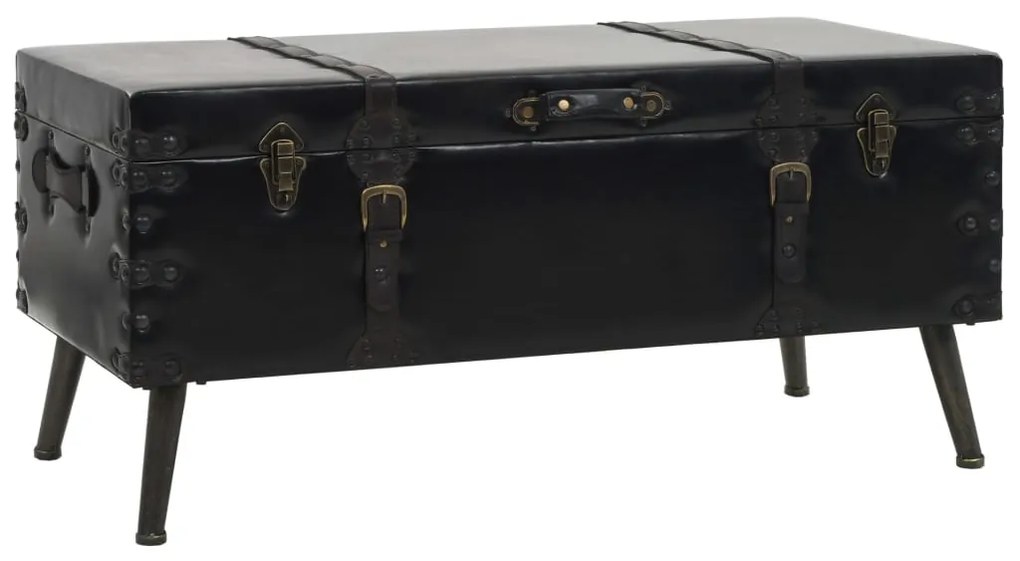 vidaXL Masă de cafea din MDF și oțel 102x51x48 cm