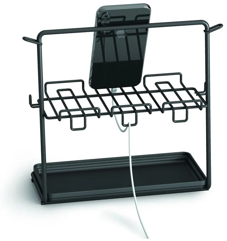 Organizator de birou Metaltex My Pocket, negru