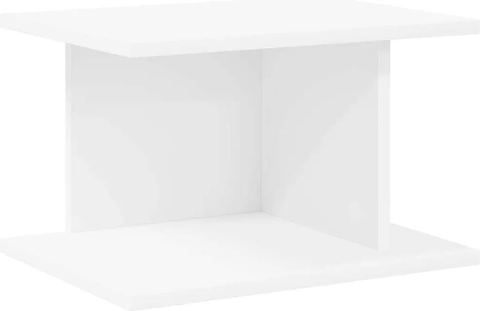 vidaXL Noptieră Alb 40 x 30 x 25 cm Lemn compozit