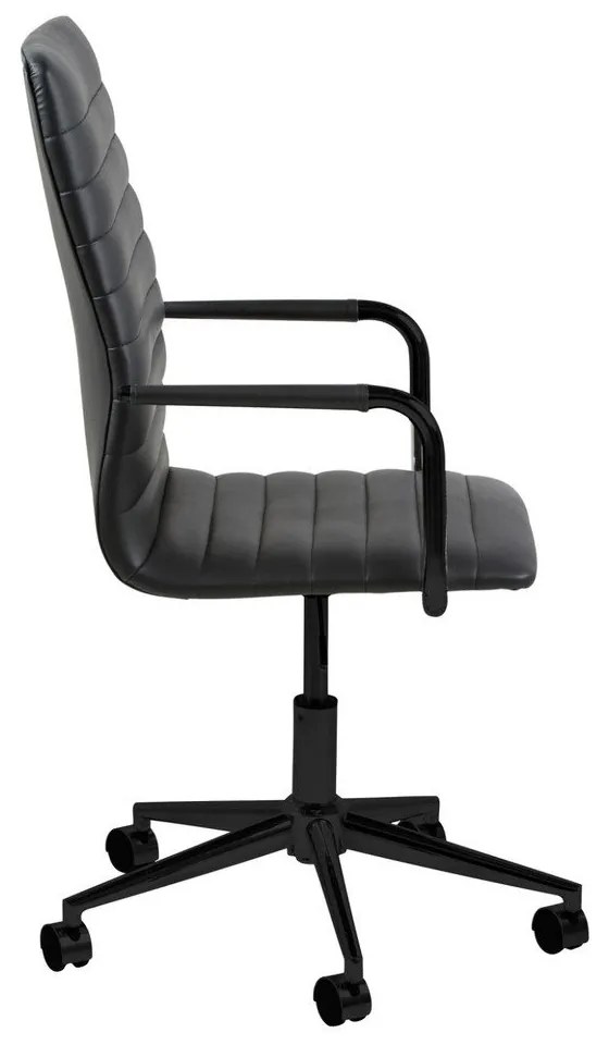Scaun de birou pe roți Actona Wislow, negru