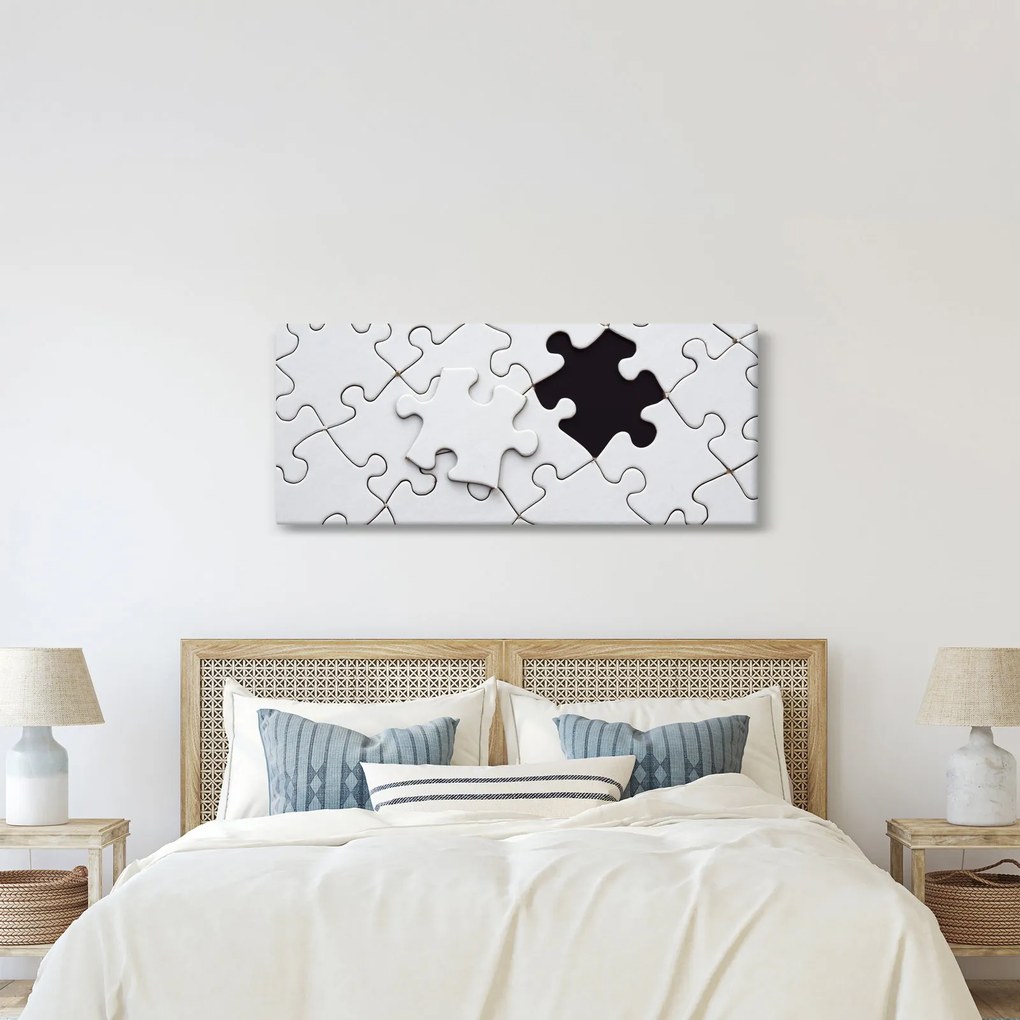 Tablou cu puzzle (120x50 cm)