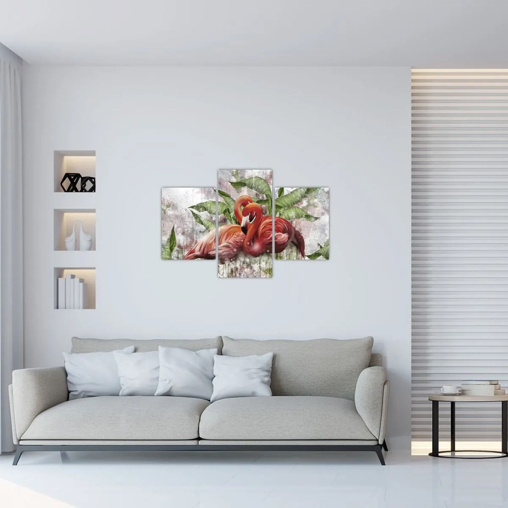 Tablou - Flamingo (90x60 cm)